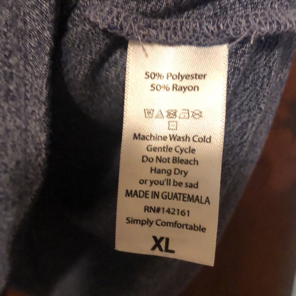 LuLaRoe XL Randy Baseball Style Shirt - Picture 4 of 4